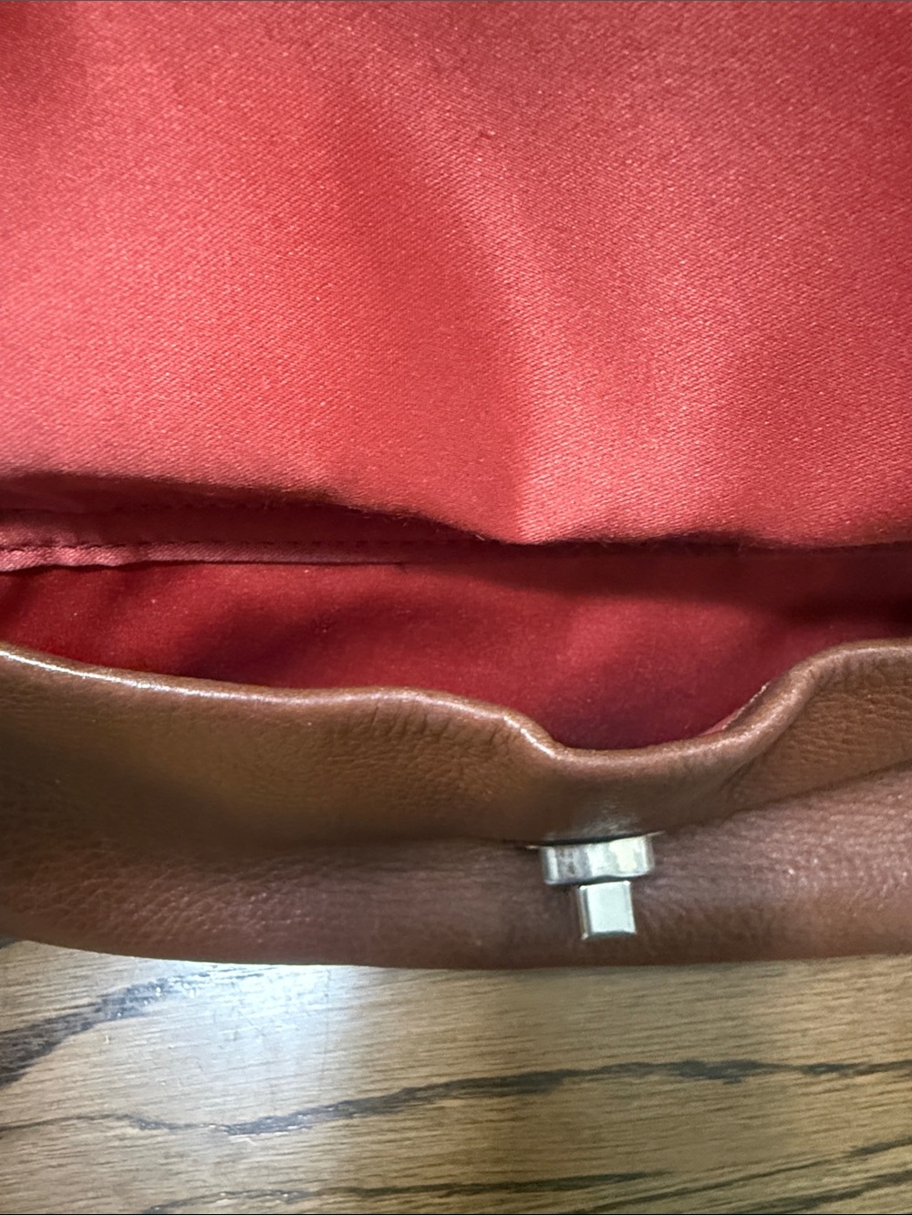 Coach Brown Leather Shoulder Bag with Gold Hardware - Picture 2 of 6